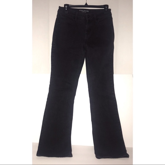 2/$10 SALE - Maurices Classic Black Slim Boot Mid Rise Jean - Picture 7 of 8